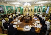 Ο Αγιώτατος Πατριάρχης Κύριλλος προέστη της συνεδρίας της Ιεράς Συνόδου της Ρωσικής Ορθοδόξου Εκκλησίας