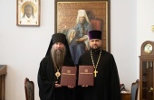 Заключен договор о сотрудничестве между Московской духовной академией и Екатеринодарской духовной семинарией