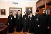 Hierarchs of Serbian Orthodox Church visit DECR