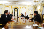 His Holiness Patriarch Kirill meets with WCC acting general secretary Archpriest Ioan Sauca