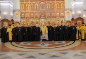 Глава Приамурской митрополии совершил молебен перед началом сборов военного духовенства
