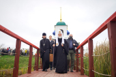 Патриарший визит в Нижегородскую митрополию. Посещение Покровского храма г. Лукоянова