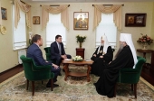 Святіший Патріарх Кирил зустрівся з повноважним представником Президента РФ у Приволзькому федеральному окрузі та губернатором Нижньогородської області