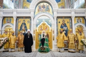 Патриаршая проповедь после Литургии в Благовещенском соборе Дивеевского монастыря