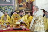 Предстоятель Русской Церкви освятил Благовещенский собор в Дивеевском монастыре