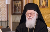 Вітання Святішого Патріарха Кирила Блаженнішому Архієпископу Тиранському Анастасію з 50-річчям архієрейської хіротонії