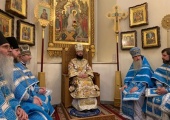 Ο μητροπολίτης Βολοκολάμσκ Αντώνιος προέστη των πανηγυρικών λατρευτικών εκδηλώσεων στην Ιερά Μονή Ορεινής στην Ιερουσαλήμ