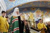 Предстоятель Русской Церкви освятил храм равноапостольного князя Владимира в подмосковной Балашихе