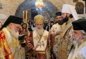 Ο μητροπολίτης Βολοκολάμσκ Αντώνιος συμμετείχε στους εορτασμούς του Πατριαρχείου Ιεροσολύμων