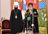 Metropolitan Anthony of Volokolamsk meets with Coptic Patriarch Tawadros II