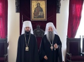 The DECR chairman meets with His Holiness Patriarch Porfirije of Serbia