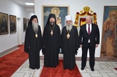 Ο Προκαθήμενος της Ορθοδόξου Εκκλησίας της Μακεδονίας – Ιεράς Αρχιεπισκοπής Αχρίδος συναντήθηκε με τον προϊστάμενο του Ρωσικού Μετοχίου στη Σόφια
