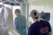 Врачи больницы святителя Алексия доставили в Горловку аппараты для лечения переломов конечностей