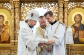 Патриарший экзарх всея Беларуси возглавил престольный праздник в храме Архистратига Божия Михаила города Минска