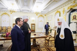 Состоялась встреча Святейшего Патриарха Кирилла с губернатором Мурманской области и главой Мурманской митрополии