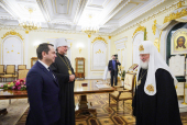 Встреча Святейшего Патриарха Кирилла с губернатором Мурманской области и главой Мурманской митрополии