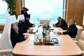 Состоялась встреча председателя Отдела внешних церковных связей с президентом Татарстана