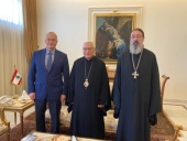 Мелькитський Патріарх зустрівся з представником Руської Православної Церкви та послом Росії