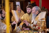 Блаженнейший митрополит Киевский Онуфрий возглавил хиротонию архимандрита Иоанна (Терновецкого) во епископа Изюмского