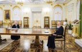 Святейший Патриарх Кирилл провел рабочую встречу с председателем Синодального отдела по благотворительности