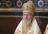 Патриаршее поздравление епископу Домодедовскому Симеону с 80-летием со дня рождения