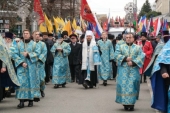 В столице Кубани состоялся общегородской крестный ход в поддержку защитников Отечества