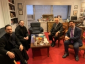 Канцлер Патріарших парафій у США зустрівся з президентом фонду «Заклик совісті» рабином Артуром Шнайєром