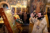 Metropolitan Anthony of Volokolamsk consecrated icon for the church of the Holy Spirit in Mongolia