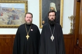 DECR chairman meets with secretary of Russian Ecclesiastical Mission in Jerusalem