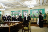 Святіший Патріарх Кирил очолив останнє у 2022 році засідання Священного Синоду