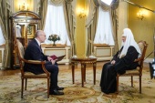 Різдвяне інтерв'ю Святішого Патріарха Кирила телеканалу «Росія 1»