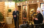 Митрополит Минский Вениамин и А.Г. Лукашенко посетили Елисаветинский женский монастырь в Минске