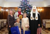 Святейший Патриарх Кирилл встретился с 10-летней Леной Крыловой из Хельсинки