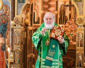 У Неділю 31-у після П'ятидесятниці Святіший Патріарх Кирил звершив Божественну літургію в Олександро-Невському скиті