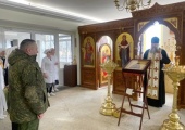 В праздник Крещения Господня глава Донской митрополии посетил окружной военный госпиталь в Ростове-на-Дону