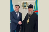 Состоялась встреча главы Казахстанского митрополичьего округа с акимом Астаны