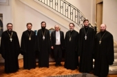 Metropolitan Anthony of Volokolamsk meets with chairman of the Episcopal Conference of Argentina