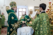У день 970-річчя преставлення преподобного Єфрема Новоторзького в Борисоглібській обителі в Торжку відбулися святкові богослужіння