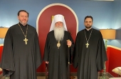 Primate of the Orthodox Church in America receives the Chancellor of the Patriarchal Parishes in the United States