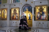 Патриаршая проповедь в среду первой седмицы Великого поста после великого повечерия в Сретенском ставропигиальном монастыре г. Москвы