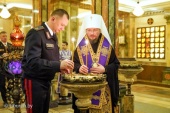 В храме Всех святых г. Минска молитвенно почтили память погибших при исполнении служебного долга сотрудников МВД Республики Беларусь