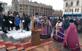 В 145-ю годовщину освобождения Болгарии от османского ига епископ Истринский Серафим совершил литию у памятника героям Плевны в Москве