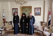 Представитель Русской Церкви посетил пострадавшую от землетрясения Алеппскую митрополию