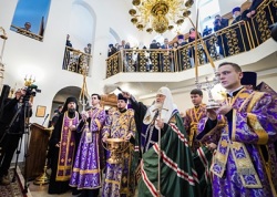 Святейший Патриарх Кирилл совершил освящение храма на территории СИЗО № 1 «Матросская тишина» в Москве