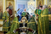 В день памяти благоверного князя Даниила Московского Святейший Патриарх Кирилл совершил Литургию в Даниловом ставропигиальном монастыре