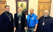 У Луганську відбулася зустріч представників Братства православних слідопитів з митрополитом Луганським Пантелеїмоном