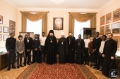 Патриарший экзарх Африки встретился со студентами Санкт-Петербургской духовной академии