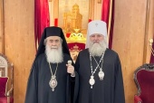 Состоялась встреча Блаженнейшего Патриарха Иерусалимского Феофила с митрополитом Ханты-Мансийским Павлом