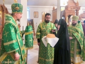 В день памяти святой праведной Софии Слуцкой Патриарший экзарх всея Беларуси совершил Литургию в Софийском монастыре Слуцка