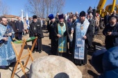 На набережной реки Волги в Костроме начинается строительство храма в честь Рождества Пресвятой Богородицы